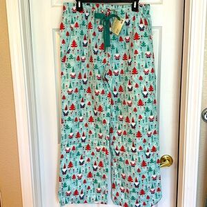 New Flannel Gnome Pajama Pants